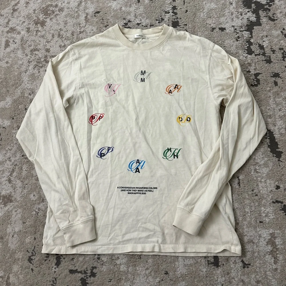 Madhappy ‘Conversation Regarding Colors’ long sleeve Rare 2020 graphic top